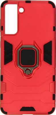 Coque AVIZAR Samsung S21 Plus Hybride + Bague Rouge
