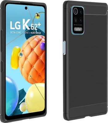 Coque AVIZAR LG K52 , LG K62 Métal brossé Noir