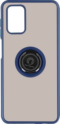 Coque AVIZAR Samsung A02s Bleu + Bague Métallique