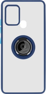 Coque AVIZAR Galaxy A21s Bleu Nuit + Bague Métallique Coque AVIZAR Galaxy A21s Bleu Nuit + Bague Métallique