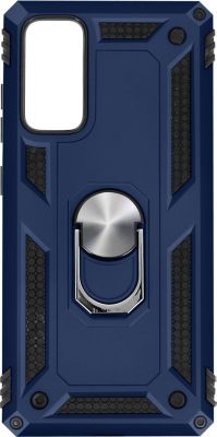 Coque AVIZAR Samsung S20 FE Bimatière Bague Bleu nuit