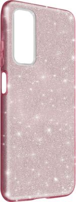 Coque AVIZAR Huawei P smart 2021 TPU Paillettes Rose
