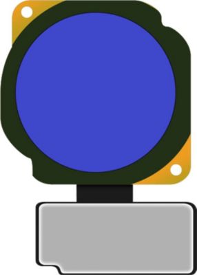 Pièce détachée AVIZAR Lecteur d'empreinte Honor 9 Lite Bleu
