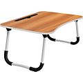 AVIZAR Table de lit PC H: 26cm pliables en bois