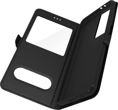 Etui AVIZAR Samsung S21 Ultra Double Fenêtre Noir