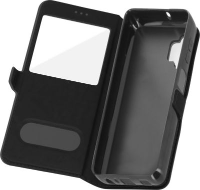 Etui AVIZAR Samsung A32 5G Double Fenêtre Noir Etui AVIZAR Samsung A32 5G Double Fenêtre Noir