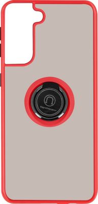 Coque AVIZAR Galaxy S21 Rouge avec Bague Métallique Coque AVIZAR Galaxy S21 Rouge avec Bague Métallique