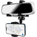 Support smartphone AVIZAR Auto Fixation Rétroviseur Rotatif 360°
