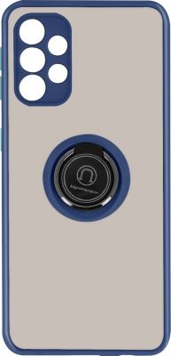 Coque AVIZAR Galaxy A32 Bleu + Bague Métallique