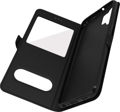 Etui AVIZAR Samsung A32 4G Double Fenêtre Noir