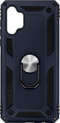 Coque AVIZAR Samsung A32 5G Bi-matière + Bague Bleu