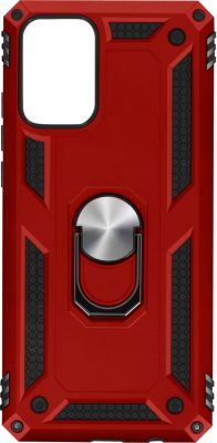 Coque AVIZAR Samsung A02s Bi-matière + Bague Rouge