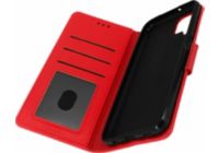 Etui AVIZAR Samsung A12 Portefeuille Stand Rouge