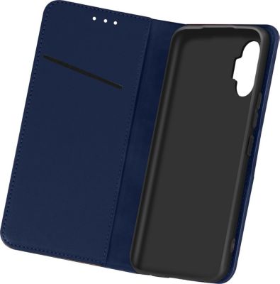 Etui AVIZAR Samsung A32 Cuir Veritable Bleu Nuit