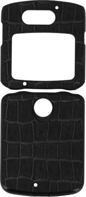Coque AVIZAR Coque Motorola Razr 5G Effet Croco Noir