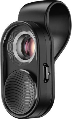 Objectif smartphone AVIZAR Zoom 100X + Anneau LED 30mAh - Noir