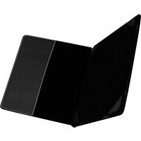 Etui BLUN Tablette 10" eco-cuir Porte-carte Noir