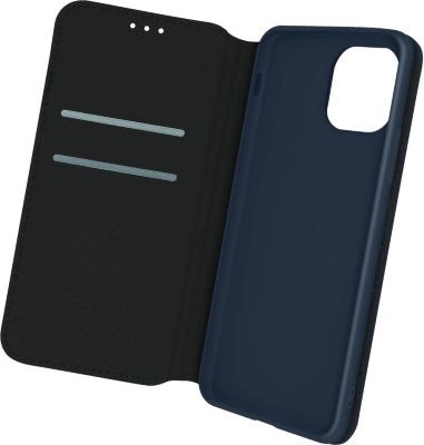 Etui AVIZAR iPhone 12 Mini Portefeuille Élégant Bleu