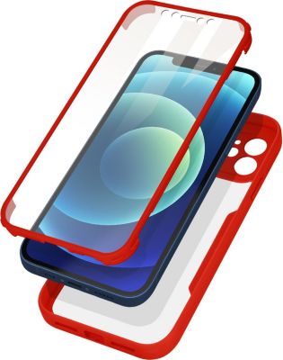 Coque AVIZAR iPhone 12 / 12 Pro Intégrale rouge