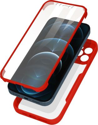 Coque AVIZAR iPhone 12 Pro Max Intégrale rouge
