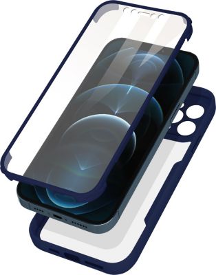 Coque AVIZAR iPhone 12 Pro Intégrale Hybride bleu Coque AVIZAR iPhone 12 Pro Intégrale Hybride bleu