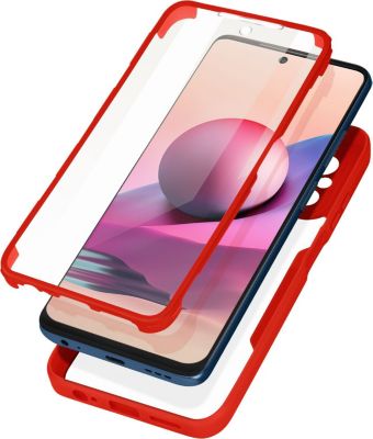 Coque AVIZAR Xiaomi Note 10 / Note 10S Contour Rouge