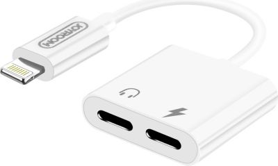 Adaptateur Lightning/Lightning AVIZAR Audio & Charge vers Double Lightning