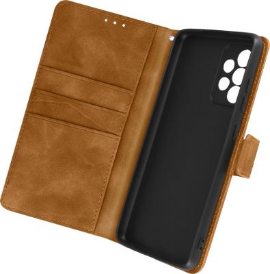 Etui AVIZAR Samsung Galaxy A72 Crocodile Marron