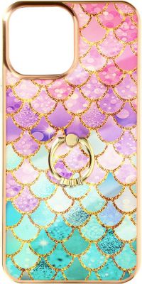 Coque AVIZAR iPhone 12 avec Bague Motif écaille