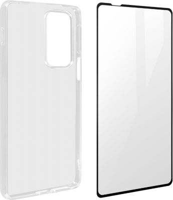 Coque AVIZAR + Verre trempé Noir Motorola Edge 20 Pro