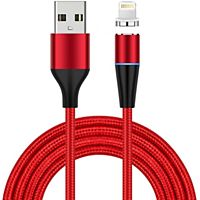 Câble USB AVIZAR USB - iPhone Lightning Nylon tressé 1m