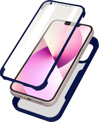 Coque AVIZAR iPhone 13 Mini Antichoc Contour Bleu
