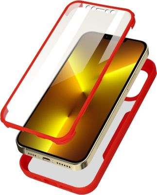 Coque AVIZAR iPhone 13 Pro Max Antichoc Contour Rouge