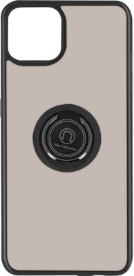 Coque AVIZAR iPhone 13 Mini Bi-matière Bague Noir