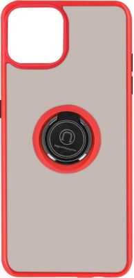 Coque AVIZAR iPhone 13 Pro Max Rouge Bague Métallique