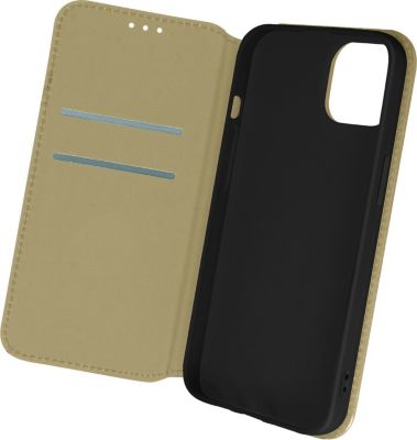 Etui AVIZAR iPhone 13 Portefeuille Élégant Or