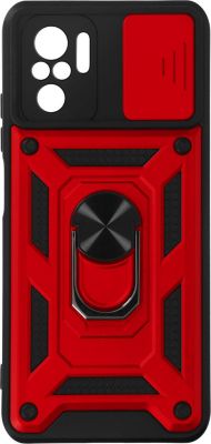 Coque AVIZAR Redmi Note 10 Pro Cache + Bague Rouge