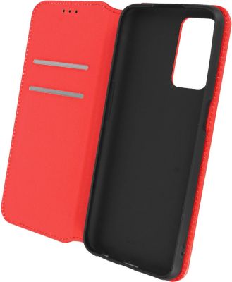 Etui AVIZAR Oppo A16 Portefeuille / Support Rouge Etui AVIZAR Oppo A16 Portefeuille / Support Rouge