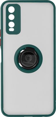 Coque AVIZAR Vivo Y20s Bague Métallique Support Vert