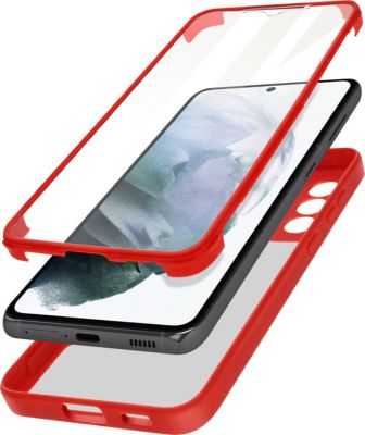 Coque AVIZAR Samsung Galaxy S21 Plus Intégrale rouge