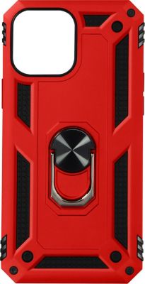 Coque AVIZAR iPhone 13 Pro Max Bimatière Bague Rouge