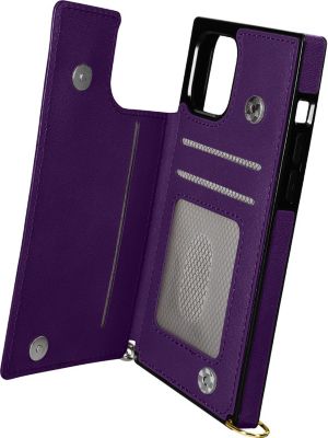 Coque AVIZAR iPhone 12 Mini Porte-cartes Violet