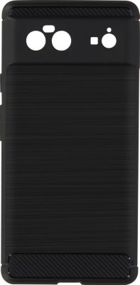 Coque AVIZAR Google Pixel 6 Métal brossé Carbone Noir