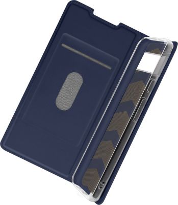 Etui AVIZAR Google Pixel 6 Effet Satiné Bleu Nuit