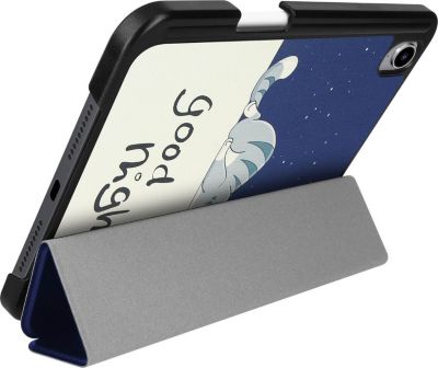 Housse AVIZAR iPad Mini 2021 Clavier Chat Bleu