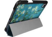 Housse AVIZAR iPad Mini 2021 Clavier Fleurs Vert