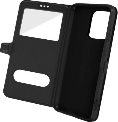 Etui AVIZAR iPhone 13 Pro Double Fenêtre Noir
