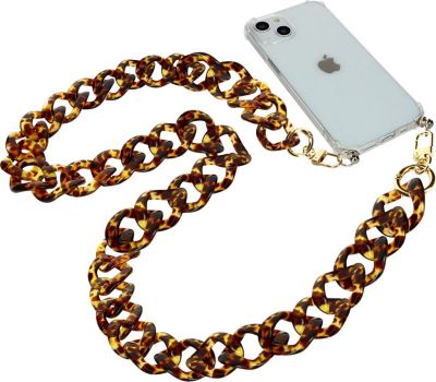 Cordon AVIZAR Bijou Téléphone Maille Métallique 120cm Cordon AVIZAR Bijou Téléphone Maille Métallique 120cm