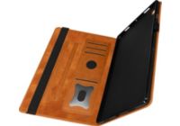 Housse AVIZAR Samsung TabA8 10.5 Stand eco-cuir Marron