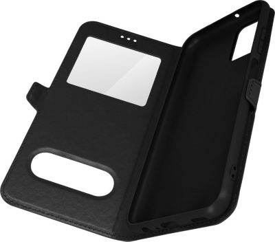 Etui AVIZAR Samsung Galaxy A03s Double Fenêtre Noir